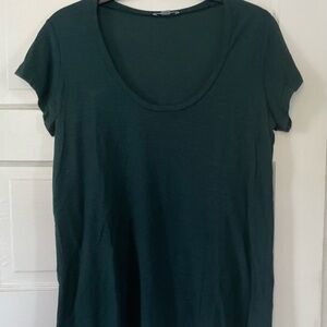 James Perse Scoop Neck Short Sleeve Tee
